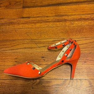 Size 10 orange heels